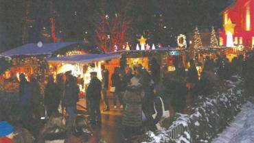 Weihnachtsmarkt unterm Lichterzelt mit Krippenausstellung, Ponyreiten, Weihnachtsmusik, Nikolaus, Gewinnspiel…